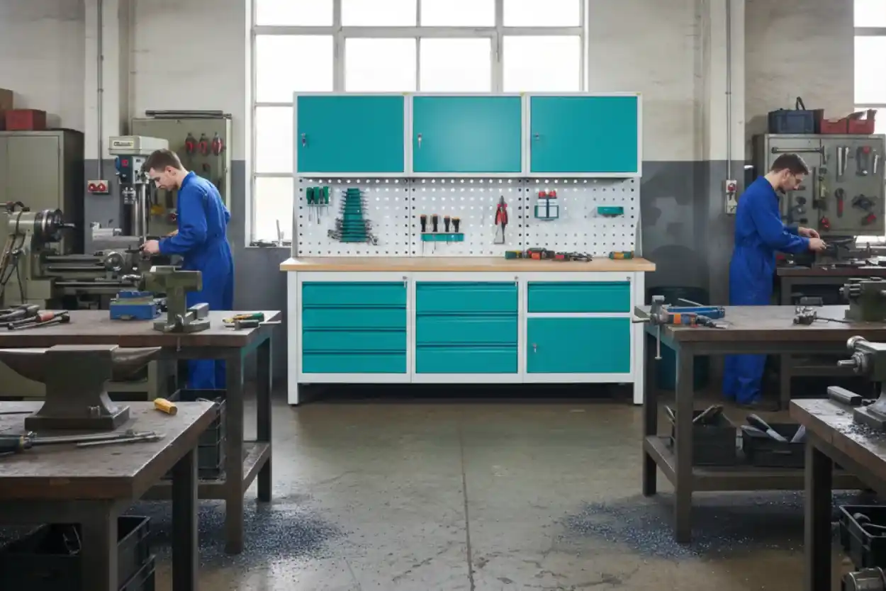 meble warsztatowe metalowe