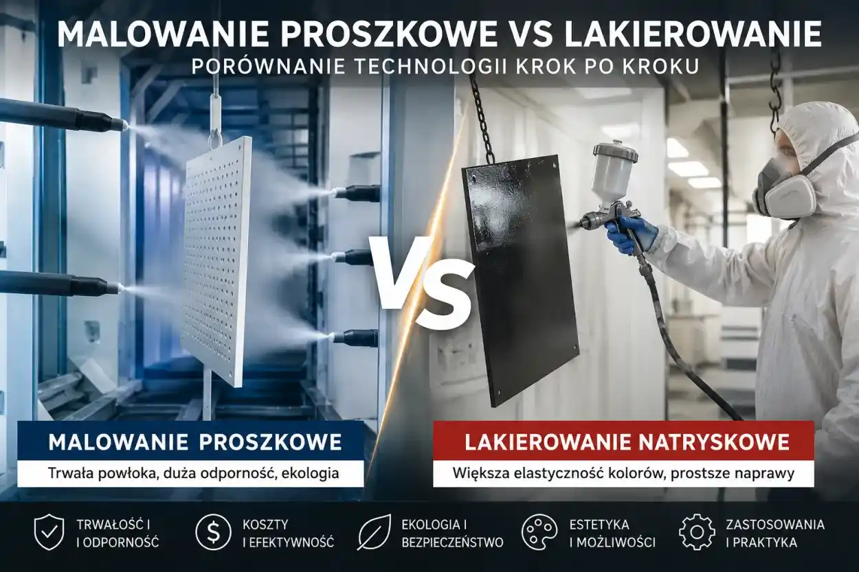 malowanie proszkowe kontra malowanie natryskowe