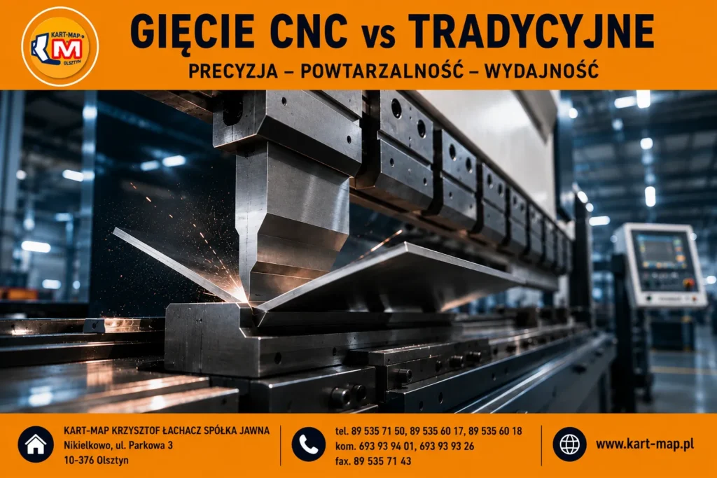 Gięcie CNC vs tradycyjne