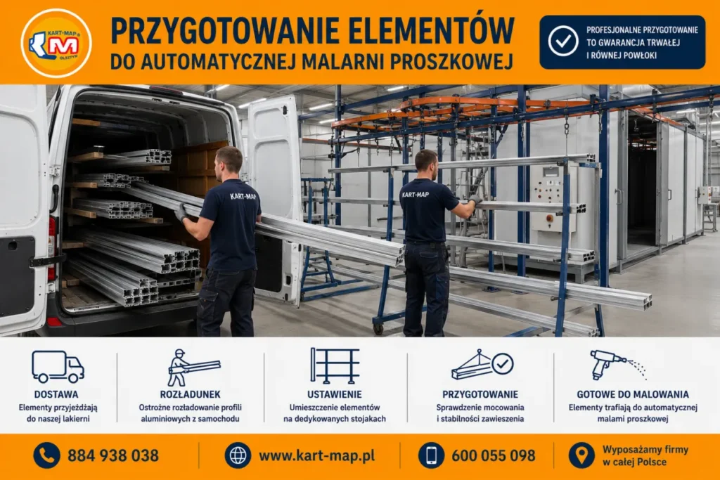jak przygotować elementy do malowania proszkowego