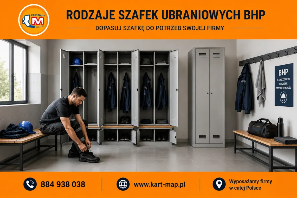 szafki ubraniowe bhp - wymagania prawne i praktyczne