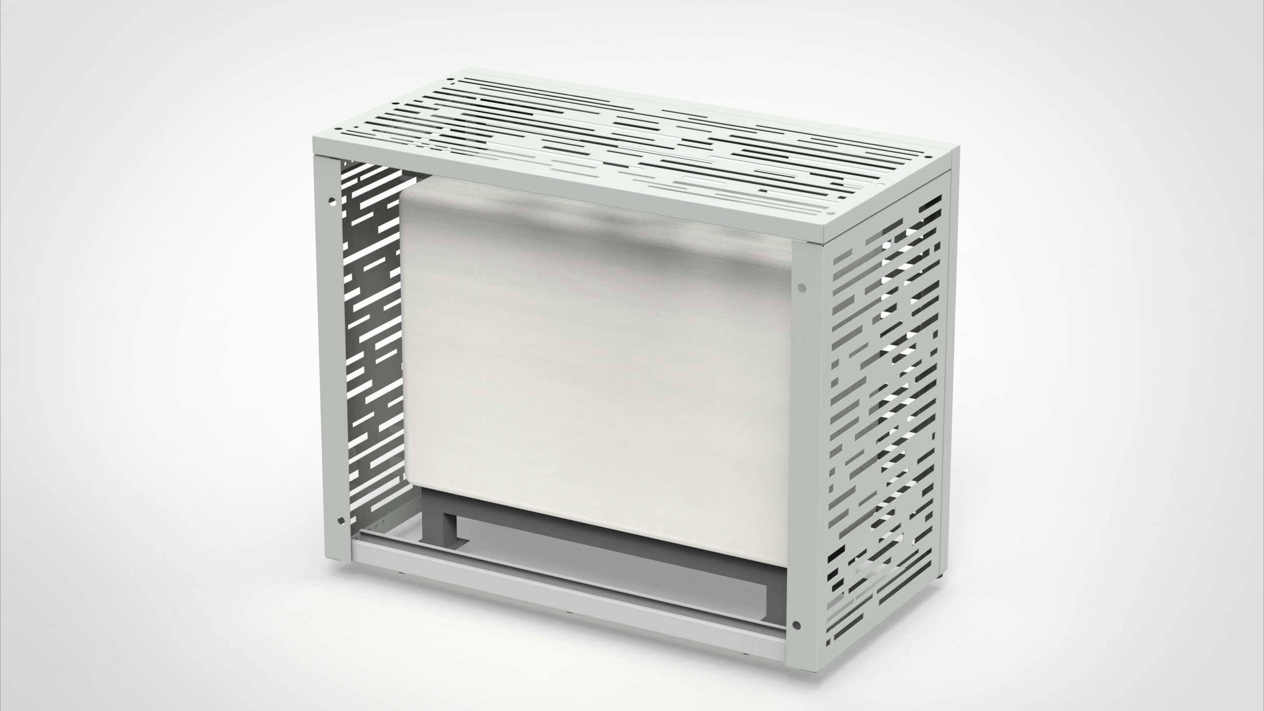 Osłona klimatyzatora wolnostojąca Onda – wzór falisty